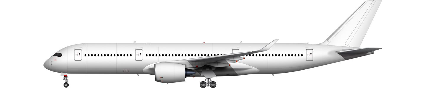Airbus A350-900 illustration
