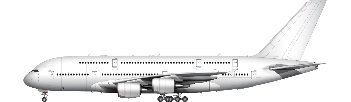 Airbus A380 illustration