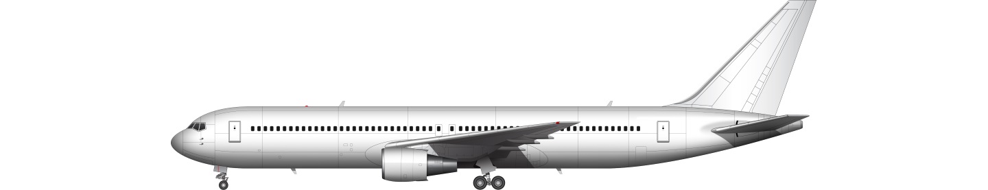 Boeing 767-300 illustration