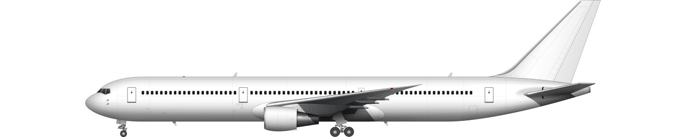 Boeing 767-400 illustration
