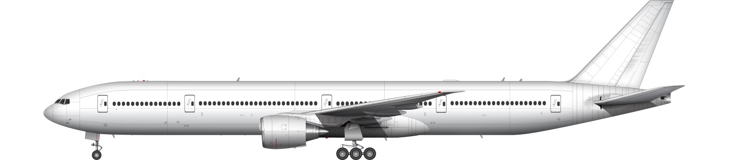 Boeing 777-300 illustration