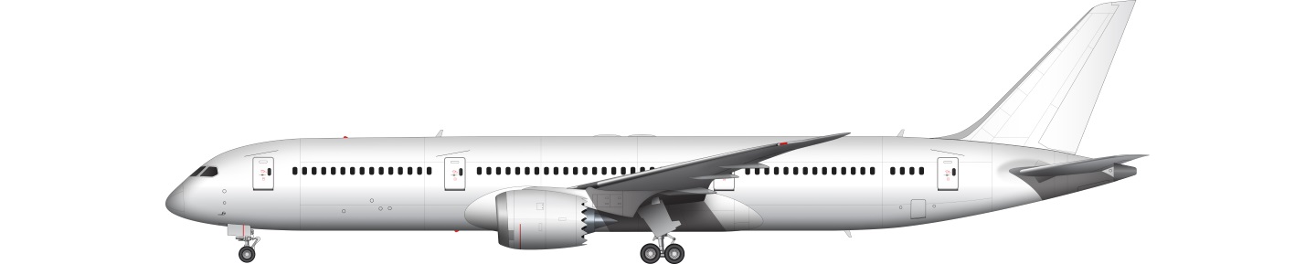 Boeing 787-9 illustration