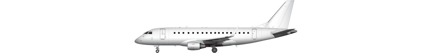 Embraer E175 (short wing) illustration